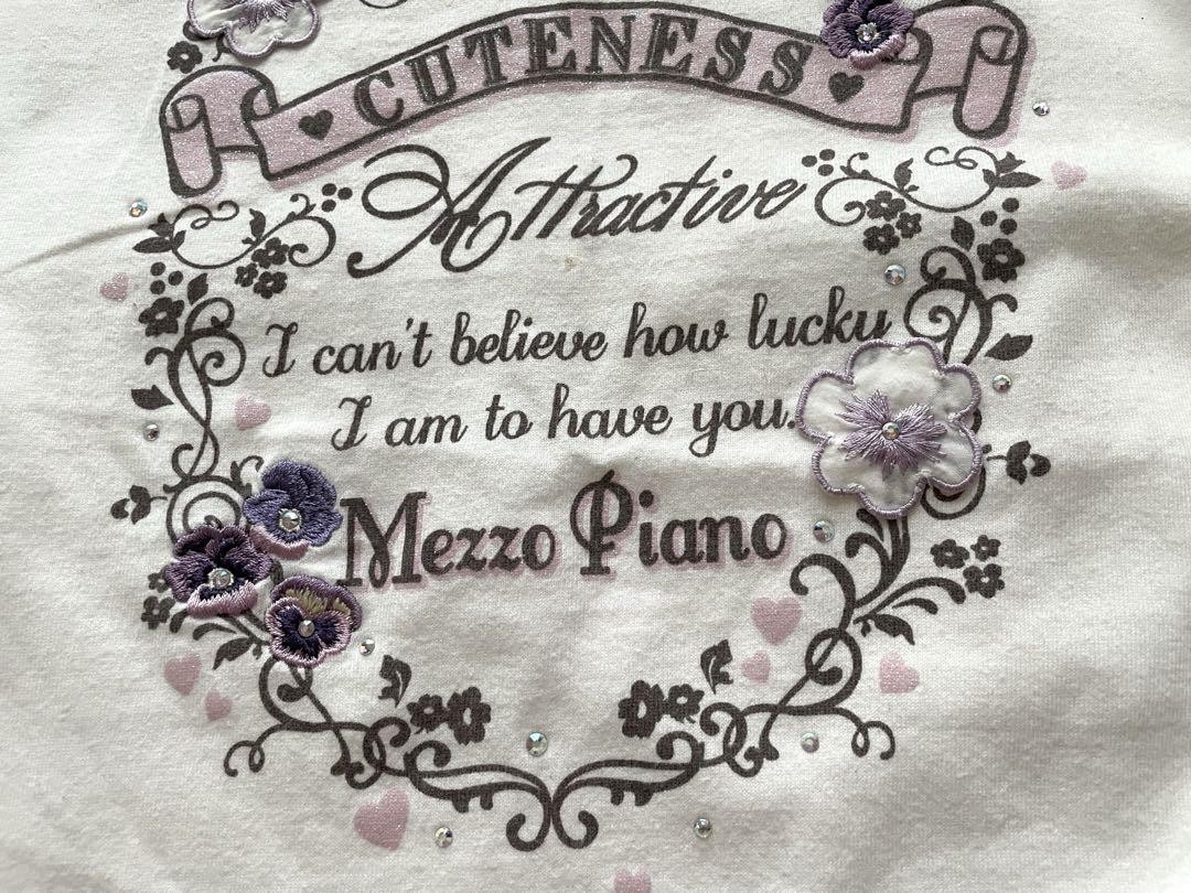 mezzo piano Tシャツ　M150 Mezzo Piano T-shirt 150cm / M Short Sleeve Yellow Cherry