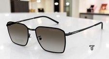 EMPORIO ARMANI EA2172D 300113 Mt Black Grey Gradient Brown 60mm Men's Sunglasses