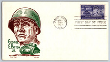 #1026 General George S. Patton FDC Boll Cachet Craft Cachet