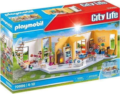 PLAYMOBIL City Life 70986 Etagenerweiterung Wohnhaus mit Lichteffekt ab 4 Jahre - Bild 1 von 4