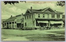 K32/ Richmondville New York Postcard c10 East Main Summit Sts Store  853
