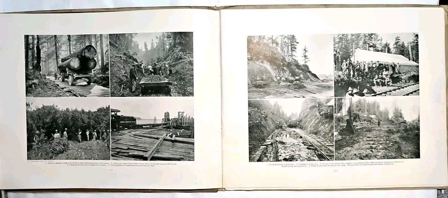 1918 Spruce Production Division WWI Pictorial Review Oregon Washington U.S. Army