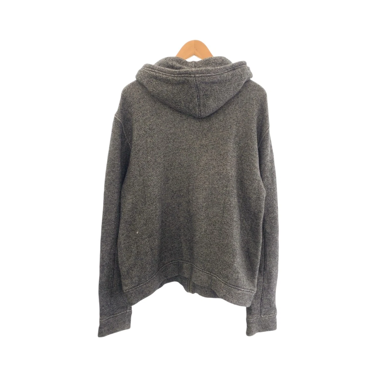 Alexander Wang Felpa con Cappuccio Zip Grigio ArgentoCotone Hardware