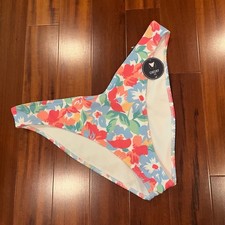 New NWOT Hollister Cheeky Bikini Swmi Bottom Floral Multicolor Size Extra Large