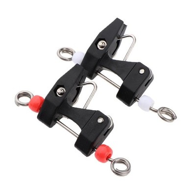 2pcs Trolling Clip Release Clips Bootfahren Angeln für Ausleger