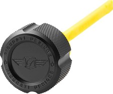 Figurati Knurled Black Performance Magnetic Oil Dipstick (FDP01-M8KN-BLK)