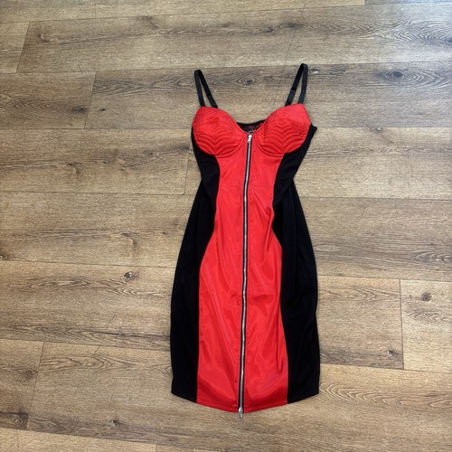 Killstar red Elvira spiderweb dress size XL