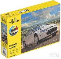 Heller 1/24 Kit Citroen C4 Wrc Starter C / Farben Statisches Modell Diecast