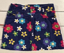 Carter&rsquo;s Lightweight Corduroy Retro Flowers Hippie Mini Girl&rsquo;s Skirt Size 4T