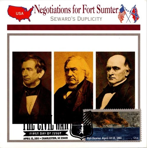 Dr Jim Stamps Maximum Card Fort Sumter Forever The Civil War Fdc
