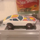 Hot Wheels Z Whiz Datsun White Diecast Car 1976 Redline Wheels. Restored Vintage