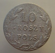 1827 Russian Empire 10 Groszy Poland