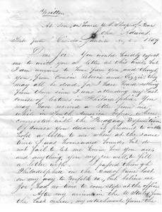 Sloop Of War John Adams Guarded Against Slave Trade, Protected Americans