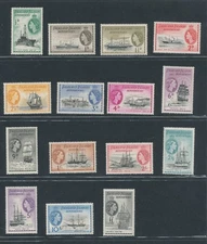1954 FALKLAND DEPENDENCIES Stanley Gibbons No. G26/G40 Set of 15 Values - MNH**