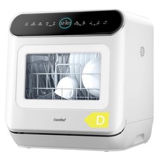 COMFEE Table Top Dishwasher No Plumbing with 6L Water Tank 7+3 Programs With