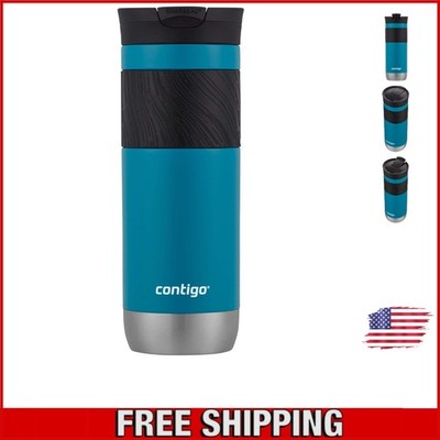 Byron Stainless Steel Travel Mug - 20oz Leak-Proof for On-the-Go Convenience
