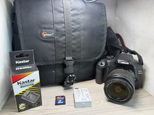 Canon EOS 550D 18.0MP Digital Camera, with Canon EF-S 18-55mm IS Lens TESTED