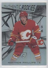 2021 Upper Deck SP Game Used Authentic Rookies 26/41 Matthew Phillips #199 0c3