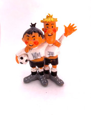 Maskottchen Fussball WM 1974 Deutschland Tip und Tap 8,5 cm top Zustand Figuren