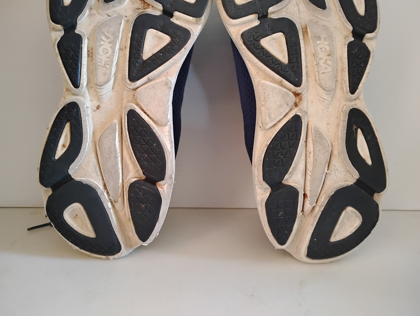 (10) Blue Hoka Bondi Running Shoes  thumbnail 13