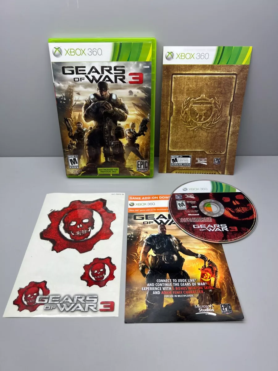 Xbox 360 Gears Of War 3 Video Game Used