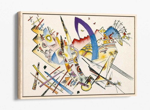 KANDINSKY 1 -DEEP FLOATER/FLOAT EFFECT FRAMED CANVAS WALL PRINT - Picture 11 of 12