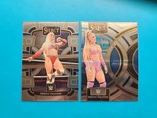 (2) 2024 Panini Select WWE TIFFANY STRATTON PREMIER & CONCOURSE BASE 