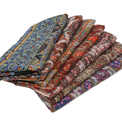 Women Ladies Viscose Scarf Hijab Floral Printed Muslim Women's Shawls Wraps - Picture 5 of 12