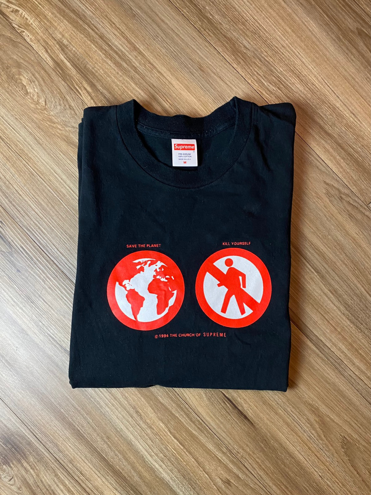 supreme save the planet tee