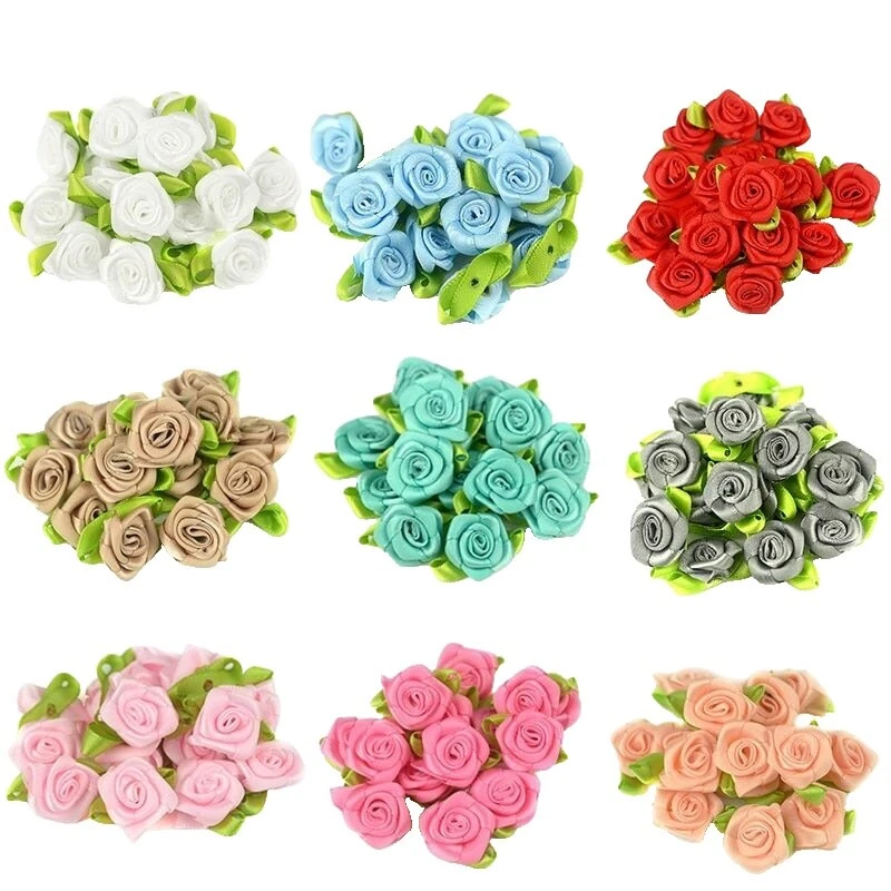Satin Lot Flower Craft Ribbons