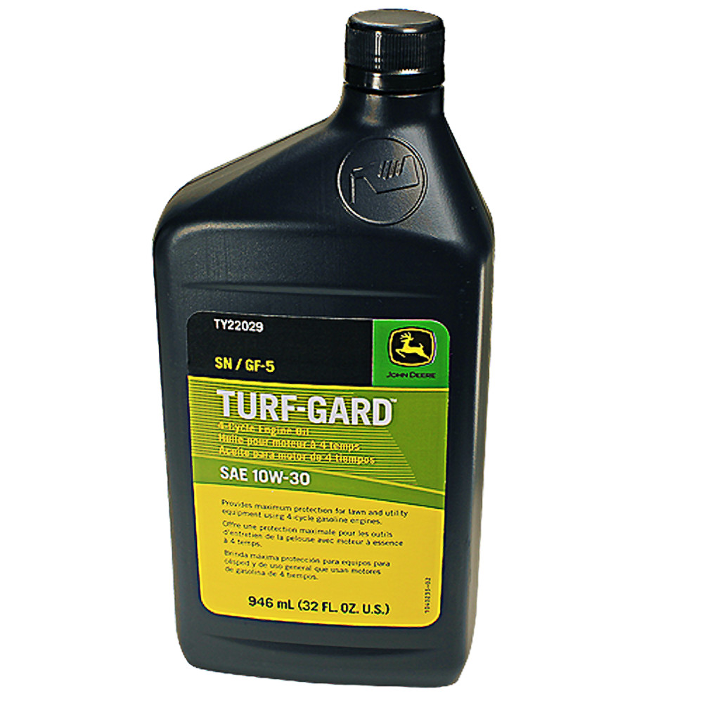 John Deere Turf-Gard SAE 10W-30 Oil TWO Quarts - TY22029 TY22029M2