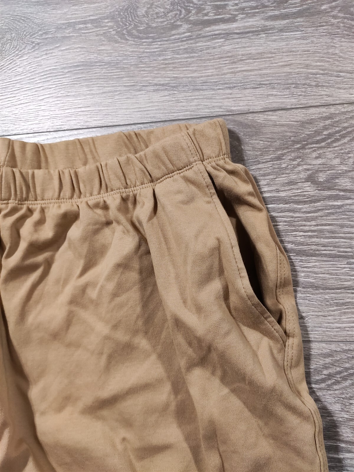 Lands End Pants Adult Large Tall 1416 Tan Capri Spor… Gem