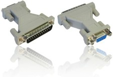 DB9F Zu DB25M Serie Port Adapter, RS232 9 Polig Buchse 25 Pin Stecker Konverter