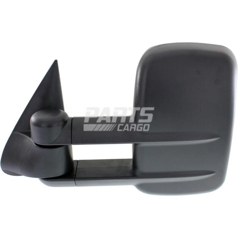 Espejo de remolque derecho y derecho ajuste manual manual plegable texturizado para 00-06 Gmc Yukon Foto 2 de 4