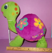 Lisa Frank Peekaboo Stuffins Turtle Plush Vintage 18" Large Jumbo