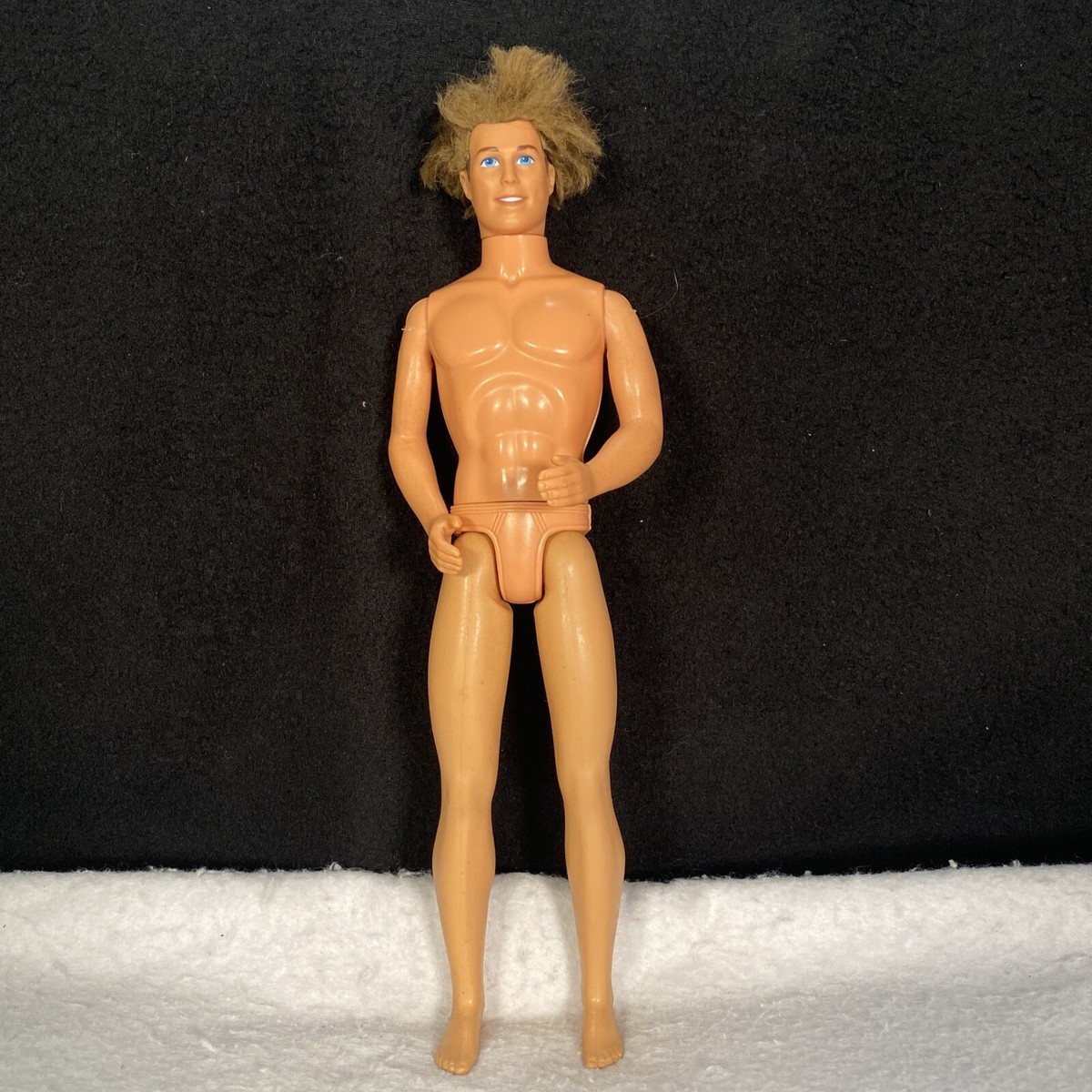 愛ちゃん USA製 90's Vintage Ken Bbrown 絵画 Vintage Ken Doll 1968 Body/1990Head Mattel Barbie Twist N