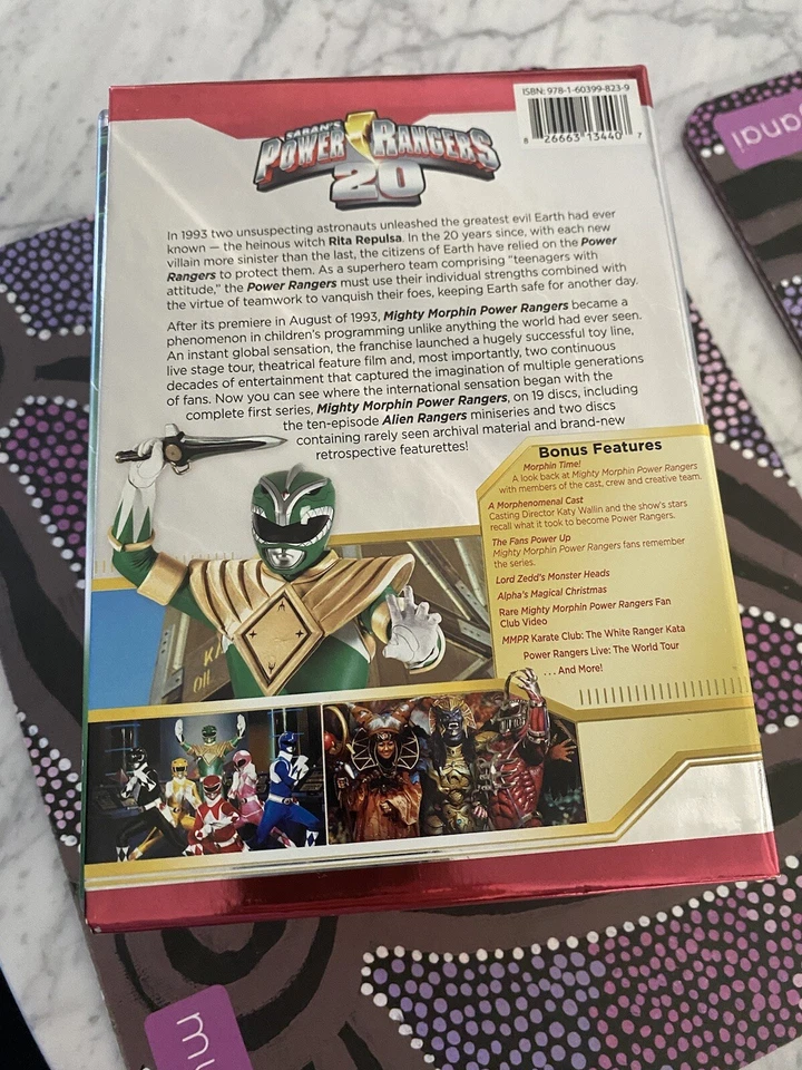 Mighty Morphin Power Rangers DVD Collection & Official Austin St. John Merch Lot - Image 2 of 4
