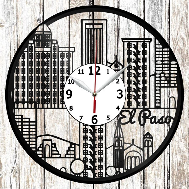 El paso sale clock