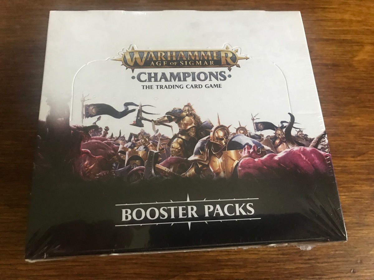Warhammer Age of Sigmar Champions TCG CCG Booster Box | eBay Warhammer Age of Sigmar Champions TCG CCG Booster Box | eBay