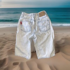 Vintage Unionbay acid washed Bermuda shorts junior s 11/12 Rad Baggy Long Length