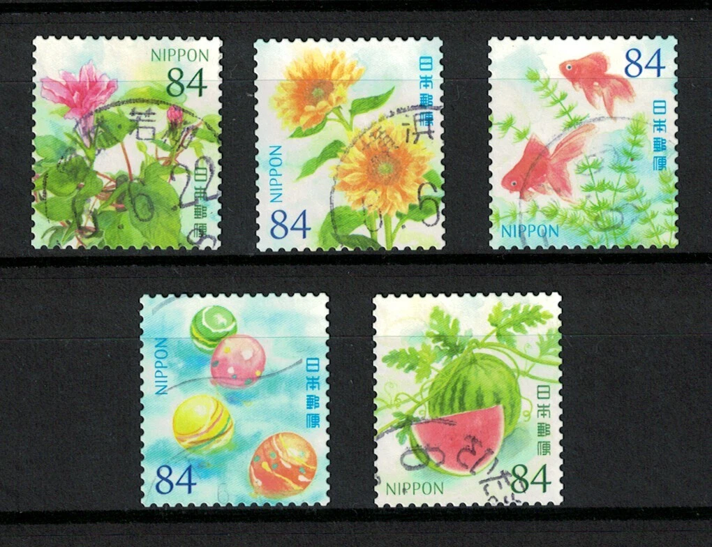 Flowers Multi-Color Japanese Stamps for sale | eBay
