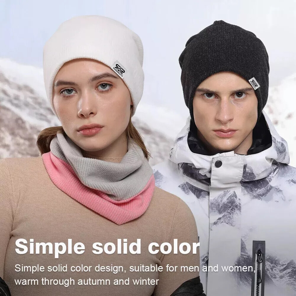 Merino Wool Slouchy Beanie Cozy Winter Knit Skull Cap Minimal Chic Merino Wool Slouchy Beanie Unisex Warm Winter Hat Cozy Chic  main image 3
