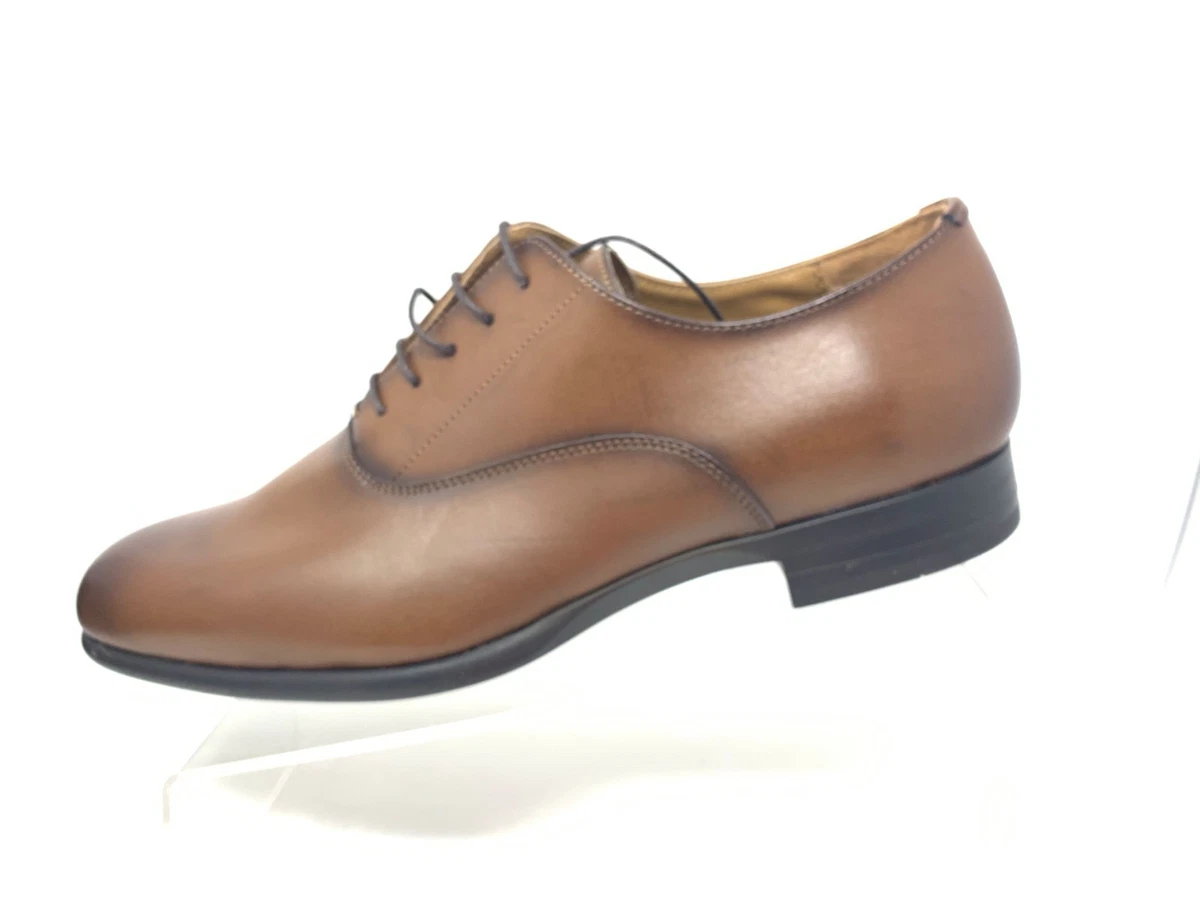 Zara Mens Oxfords Dress Shoes Lace Up Brown Brogues Derby EU 45 12 2404 302 NWT