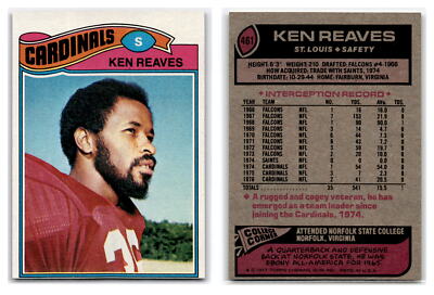 Ken Rievs 1977 Topps #461 Ken Reaves EXMT/NM - St. Louis Cardinals | eBay