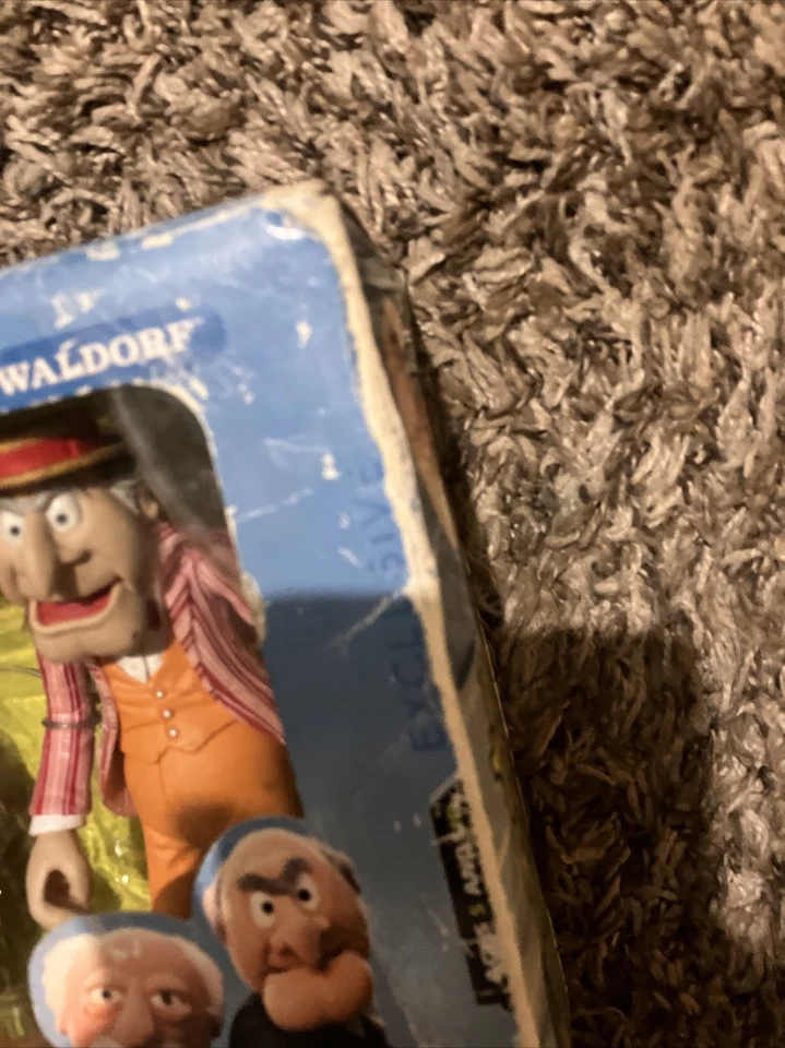 Figura Waldorf 2003 Palisades Toys The Muppets Vaudeville Statler Wizard World  Foto 4 de 4