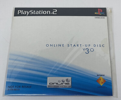 PlayStation 2 Online Start-Up Disc v3.0 Network Adapter Sealed  Not For Resale