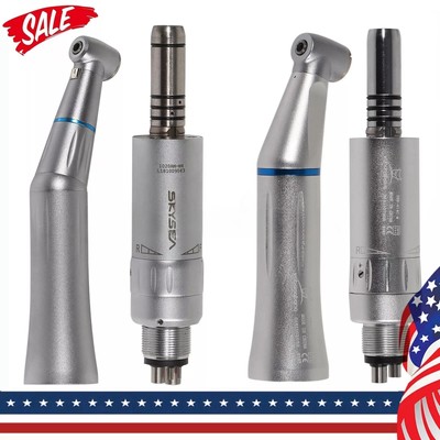 Dental Slow Speed Handpiece Inner Water Contra Angle/ Air Motor 4-Hole fit NSK
