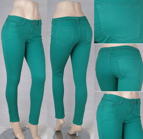 Neu mit Etikett Junior/Missy NEUE FARBE STRETCH SKINNY JEANS HOSE Uniform SG14214/14297 - Bild 9 von 14