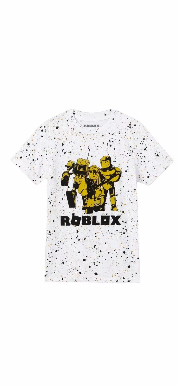 LICENSED Boy's ROBLOX GITD Warrior Character Print Short Sleeve Crew  T-Shirt