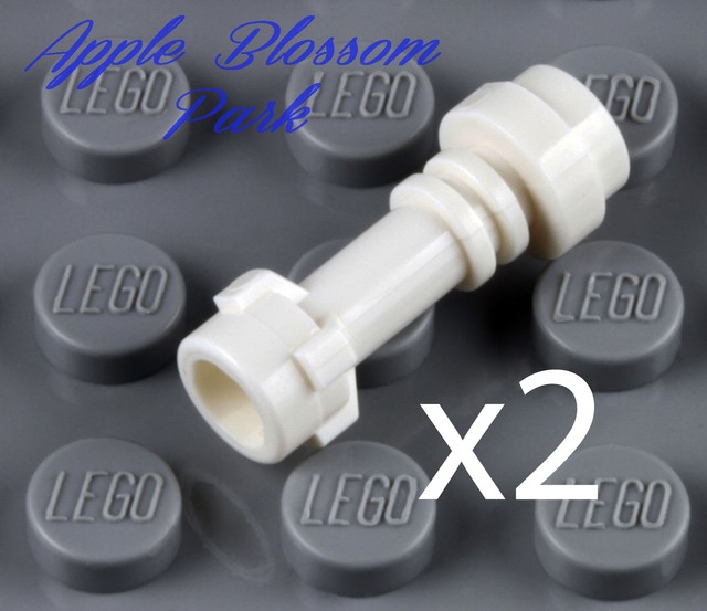 LEGO Star Wars Minifig 2 WHITE LIGHT SABER HILTS Jedi Minifigure Weapon